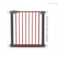 Whole sales price door gate safety elegant fashion design two tone extendable secure pet gate OEM meet EN Certificate