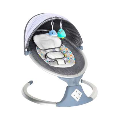 Luxury Vogue and trend comfortable fashion smart electric swing design for new born baby sleeper chair and customized